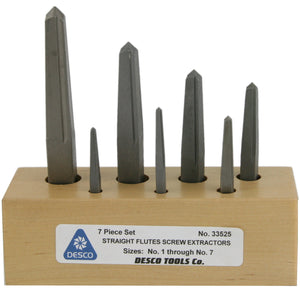 7 Piece Screw Extractor Set